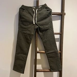 Marine Layer - Saturday Pant - Slim Fit - Olive Night - Small - Never worn!!